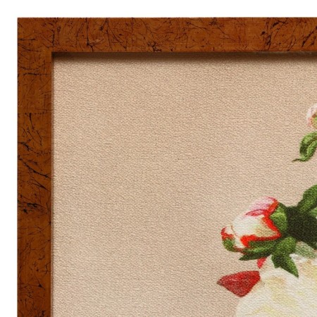 Tapestry "Piones in a vase" 53*73 cm frame mix-1