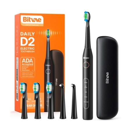 Bitvae D2 Daily TOOTHBRUSH electric toothbrush, sound, 40,000 dv/min, 4 nozzles