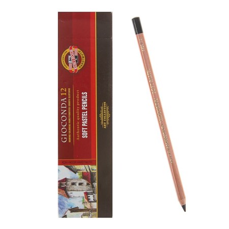 Pastel dry in a pencil Koh-I-Noor Gioconda 8820/2 Soft Pastel, black
