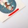 New Year. New Year's Paper Gift package, "Snowman", 31 x 26 x 11 cm.