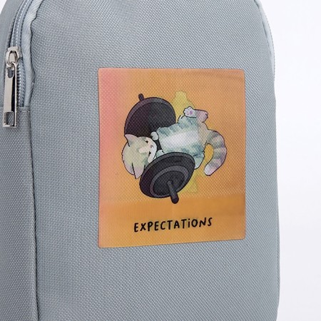 Bag with holographic patch Expextations-4
