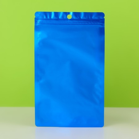 SIP-LOK package with a window, with Euroslot, blue, 12 x 18 cm-3