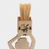 Wooden napkin "Evening outfit", with a stand for toothpicks, 25 × 13 × 13 cm