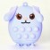 Developing toy "bunny", color mix