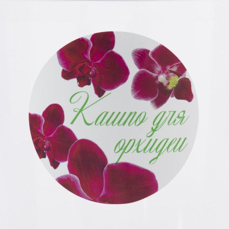 Kashpo for orchids, 2 l, the color is transparent-4