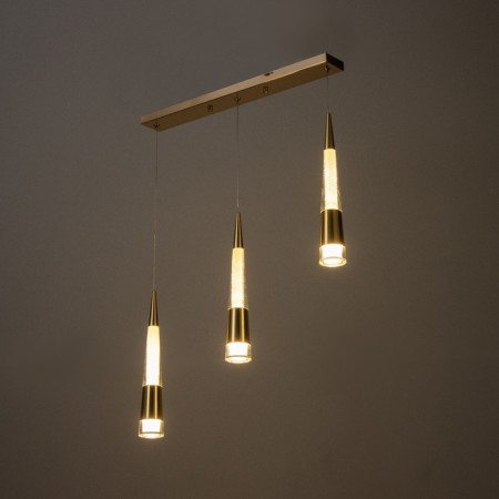 Bayerlux lamp "Galassia" 3hLED 9W gold 50x3.2x32-182120 cm-2