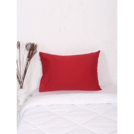 Pillowcase Mona Liza, size 50x70 cm, red color-2