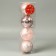 Set of balls plastic D-5.5 cm, 4 pcs "Winter Fairy Tale" Curls, Pink