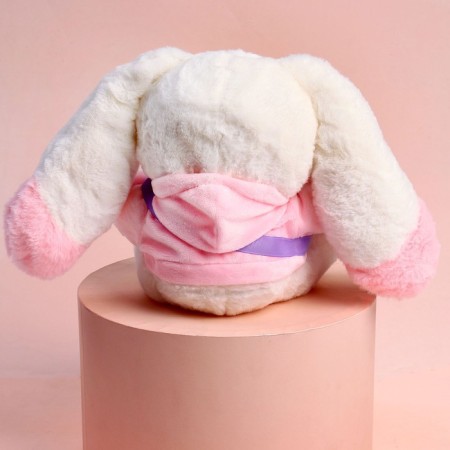 Soft toy "sleep and soyons" Bunny with a handbag-4