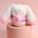 Soft toy "sleep and soyons" Bunny with a handbag