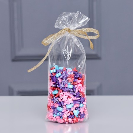 Package Packing BOPP, with a bottom fold, "Asterles" 9*19 cm
