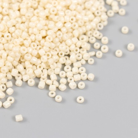 Glass beads 12/0 "cream" metallic 450 g