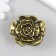Pen for the casket Metal "Peony" bronze 3.9x4.4x2.5 cm