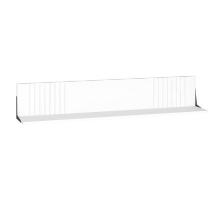 Shelf hinged Valencia 16.481, 1330x222x238, white/white MDF