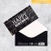 Happy Birthday, embossing, 16.5 × 8 cm