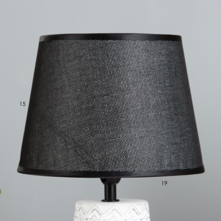 Label table lamp E14 40W Black and White 19x19x30 cm Risalux-2