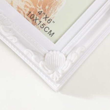 Photo frame Plastic "Classic" white 10x15 cm-2