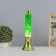 Lava-lamp "cylinder" 1x30W E14-R39 (sparkles) green 12x12x37cm