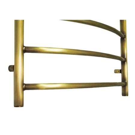 Domoterm water heated towel rail "Calipso", P7, 7 crossbars, 500 x 700 mm, bronze-2
