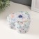 Casket Metal Heart "Flowers" set 3 pcs 10.5x12x5 cm