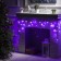 Girlyanda "Fender" 3 × 0.5 m, IP20, dark thread, 80 LED, purple glow, 8 modes, 220 V