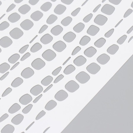 Plastic stencil "circles" 16x24 cm-2