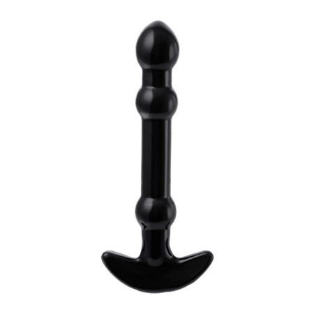 Unrealistic phallimitator Sexus Glass, glass, black, 19 cm-1