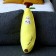 Soft toy-pile "Bunny-Banan", 65 cm, yellow color