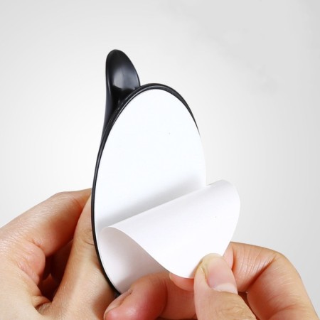 Furniture handle self -adhesive cappio, l = 95 mm, plastic, black color-1