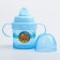Children's playover with hard -spout "Bear Prince", 150 ml., With handles, blue color