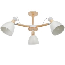 Chandelier 1062/3wt E27 60W white 55x55x50 cm Bayerlux