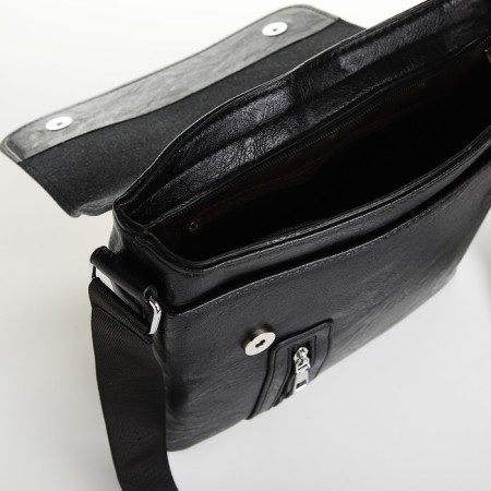 Male bag, black color-4