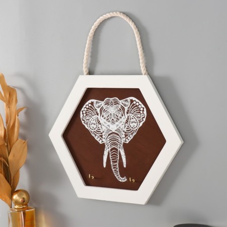 Decorative woods "Elephant" 23x20x2 cm-1