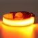 Collar with backlight size m, osh 40-48 x 2.5 cm, 3 glow modes Orange