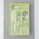Tray for cutlery with a lid of a share, 30 × 18 × 4.5 cm, color mix