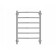 Royal Thermo electric heated towel rail "Classic", P6, 450x650 mm, built -in dimmer