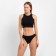 Panties female slips, black color (nero), size 44-46 (s/m)
