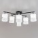 Citilux ceiling chandelier "NILS" CL132165, 6x60W, E27, Black Color Black