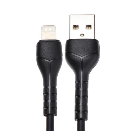 Network charger Mirex U16i, USB, 2.4 A, Lightning cable, 1 m, black-2