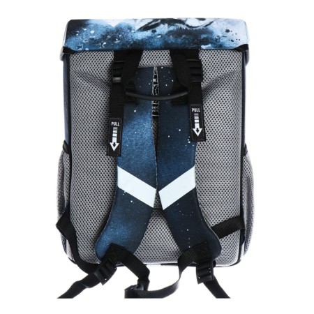 School satchel on the castle, 37 x 25 x 14 cm, Erich Krause Ergoline 15l, Timber Wolf 60086-4