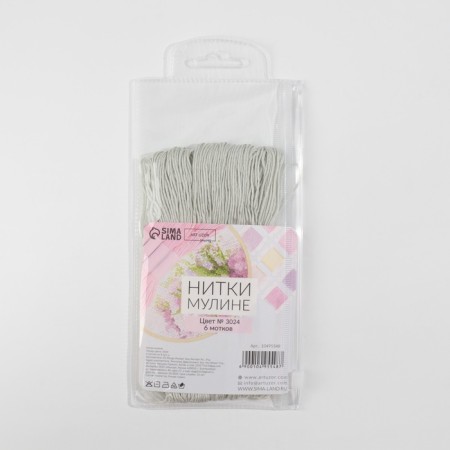 Muline threads 8 ± 1m No. 3024 (nab 6 pcs price for nab) melange au-6