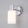 Wall lamp EUROSVET VEGGA 70160/1, E14, 1x60W, 180x100x195 mm, chromium color