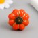 Pen for the casket ceramics, metal "Pumpkin" Orange 4x4x4 cm