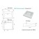 Sink My Space Breez 55 5033600, above the washing machine, with brackets, siphon, white