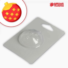Plastic form for soap 