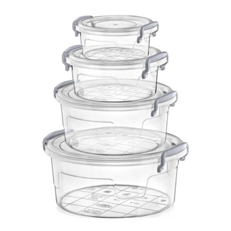 A set of food containers Hobbylife Trend, 4 pcs, color mix-2