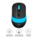 Mouse A4Tech FSTYLER FG10S Black/Blue Optical (2000DPI) Silent Wireless USB for Know 102944