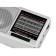 Portable Hyundai H-PSR160 Silver USB Microsd