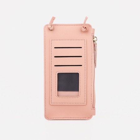 Baby bag on magnet, long belt, pink color-1