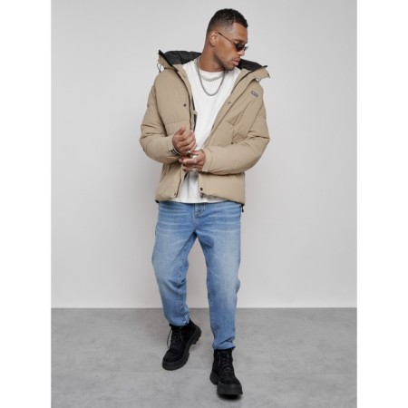 Male Winter jacket, size 58, beige color-14